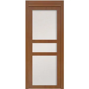 100% Eco Friendly Frosted Glass Toilet Door thumbnail-2