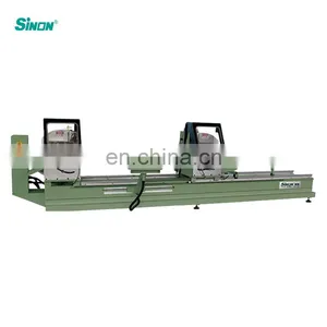 Automatic UPVC Window Frame Double Miter Cutting Saw thumbnail-2