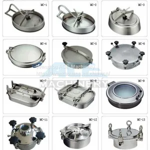 Ace Ss304 Or Ss316l Pressure Stainless Steel Sanitary Square Manhole thumbnail-4