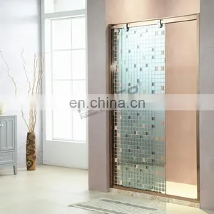 Sliding Glass Shower Screen Doors Sliding Glass Shower Partition thumbnail-1