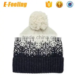 Custom High Quality Bobble Beanie/Bobble Beanie Hat thumbnail-1