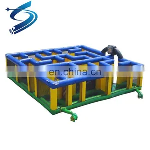 Commercial Inflatable Movable Maze Game Equipment for Beach Party,rental Adult Labyrinth for Amusement Park thumbnail-3