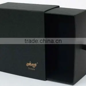 Custom Luxury Black Decorative Cardboard Drawer Packaging Gift Box thumbnail-2