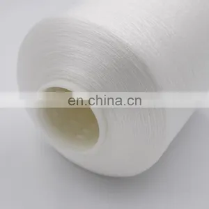 China Factory Supply High Tenacity Raw White High Strength Polyester Sewing Thread thumbnail-5