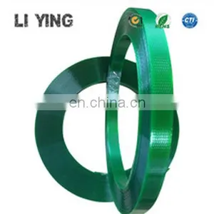 Green Polyester Plastic Strapping Tape for Bundle thumbnail-2