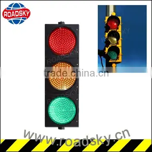 High-Tech Tri-Color Dia 100Mm Traffic Warning Light thumbnail-1