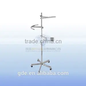 Metal Chrome Flexible Display Rack With Brackets thumbnail-1