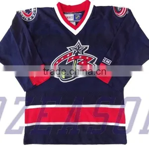 Latest Blank Custom Sublimation Sportswear Ice Hockey Jersey New Model Design thumbnail-2