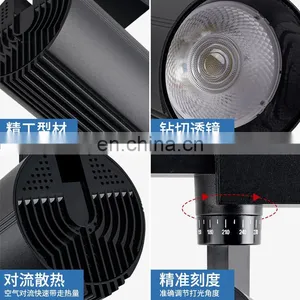 New LED Track Light 30W 40W Led Spotlight For Clothing Store Surface Mounted Ceiling Downlight thumbnail-4