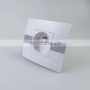 Ingelec High Quality Fashion White Senior Copper Accessories Socket Wall French Standard Socket Factory Wholesale Wall Socket thumbnail-2