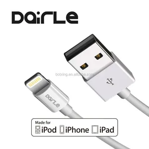 Good Quality White MFi Power Cord Portable Phone Charger for Cable Iphone Certificated MFi Original for Iphone 5 6 7 8 X thumbnail-2