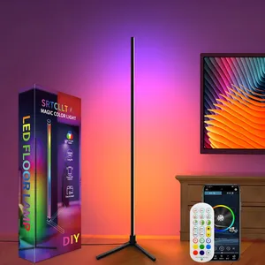 Customization Atmosphere Digital RGB LED Corner Floor Lighting for Decoration thumbnail-4