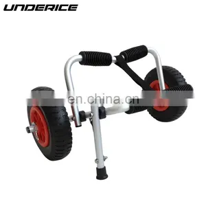 UICE Multifunction Foldable Kayak Cart Trolley Portable Aluminum Kayak Canoe Cart Fishing Kayak Trolley thumbnail-2