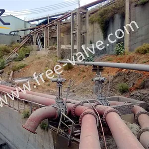 Electric knife gate valve application