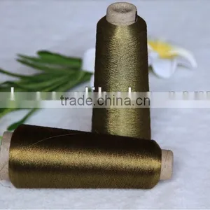 Silver and Gold Metallic Yarn for Knitting Weaving thumbnail-3