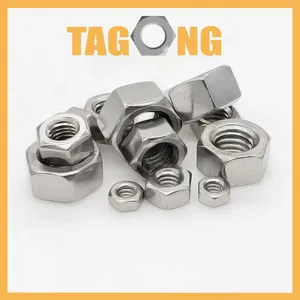 Self Color Class 8 M48 DIN934 Coupling Nuts Jam Nuts thumbnail-1