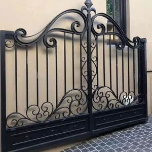 Decorative Metal Fencing | Wrought Iron Garden Fence and House Main Gate thumbnail-1