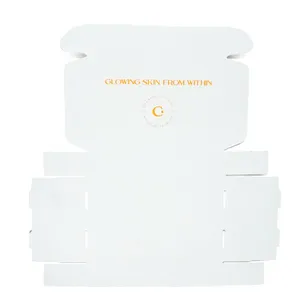 Custom Glowing Skincare Package Cosmetics Wellness Healthy Paper Boxes Essential Oil Postal Paper Boxes With Insert thumbnail-2