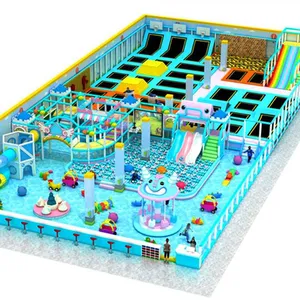 Indoor Large and Small Children's Amusement Parks, Parent-child Playground Equipment Such as Slides, Trampolines, and Naughty Castles thumbnail-4