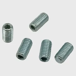 DIN 913 SS316 Hexagon Socket Set Screws With Flat Point / DIN 913 SS304 A2-70 A4-80 thumbnail-1