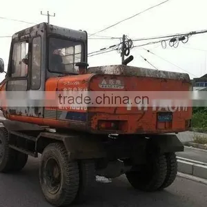 Hitachi Used Excavator EX100WD For Sale Hitachi Wheel Excavator Ex100WD Also Ex100WD-1 thumbnail-4