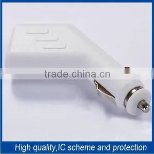 Hot Selling Gun Style 5v 1.0A USB Car Charger Cigarette Lighter Adapter With Micro and Mini Spiral Data Cable by Jin Huibo thumbnail-1