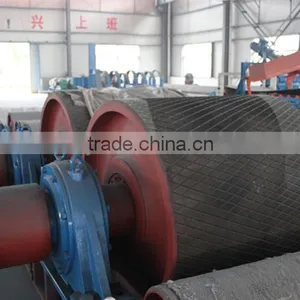30000-Hour Conveyor Pulley/ Rubber-lagged Pulley/ Heavy Pulley for Belt Conveyor thumbnail-1