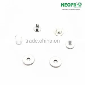 Nickle Color Metal Magnetic Buttons Snaps thumbnail-1