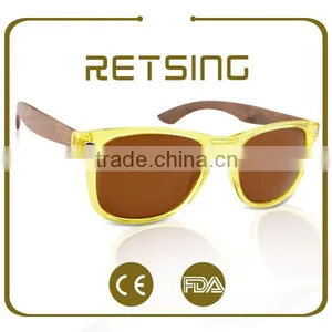 China Custom Wholesale Eyeglasses Frame Plain Mirror Bamboo Glasses thumbnail-5