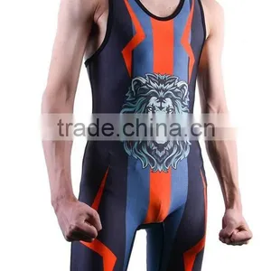 Polyester/spandex Plus Size Wrestling Singlets 5xl,state Wrestling Singlets thumbnail-1