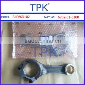 Komatsu S6D102 Connecting Rod, 6732-31-3101, 6732-31-3100 thumbnail-1