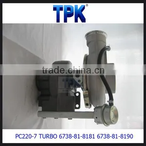 PC220-7 TURBOCHARGER 6738-81-8181 6738-81-8190 thumbnail-2