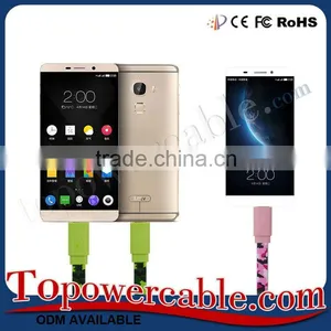 2016 New Coming Noodle Flat USB Type-A to Type C 3.1 Cable For Macbook 12' For Nexus 5X 6P thumbnail-6