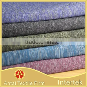 Make-to-order Type Yarn Dye Cationic Polyester Nylon Blend Spandex for Sports Tops thumbnail-4
