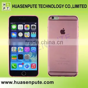 Ultra Slim Transparent TPU Cell Phone Holder Case For Apple Iphone6 thumbnail-1