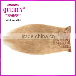 Best Selling Virgin Remy Hair Hair Clip In Extensions Full Head Set Colors Available Remy Human Clip thumbnail-6