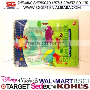Customized Paper Sprial Hardcover Sketchbook thumbnail-2