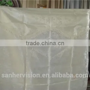 100% Polyester Jacquard With Tassel Hotel Curtain thumbnail-1