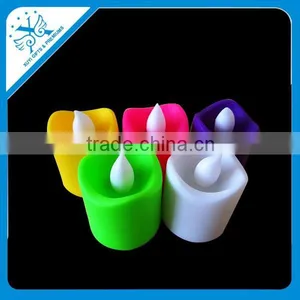 Color Change Moving Wick Flameless Remote Control Led Candle thumbnail-1