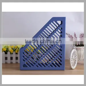 Office Plastic File Box Basket Cubbyhole File Holder Document Paper Magazines Rack thumbnail-3