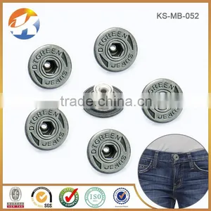China OEM Custom Made Metal Pants Buttons thumbnail-5