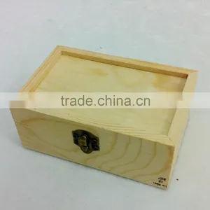 High Quality Unfinished Wooden Box Wholesale Pine thumbnail-2