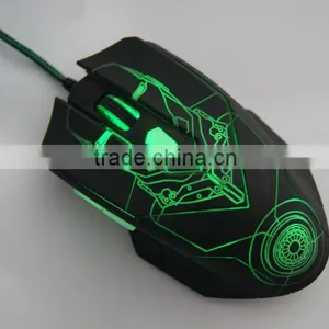 NEW High 2400DPI USB Wired Optical LED Gaming Mouse thumbnail-1