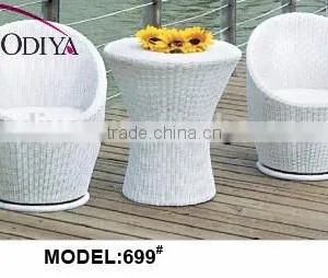 Rattan Roma Bistro Round Set for Outdoor Garden Furniture thumbnail-2