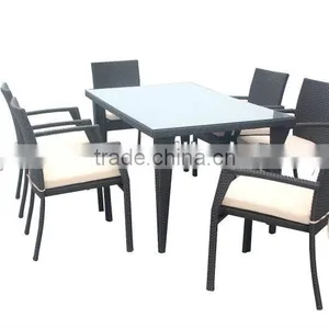 Granco KAL057 Outdoor Wicker Dining Table Set thumbnail-1