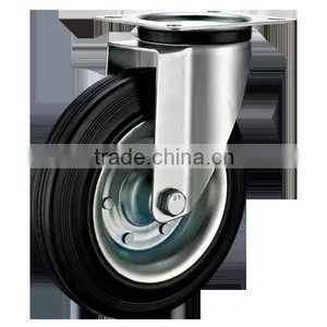 European Industrial Casters With Rubber Wheels thumbnail-3