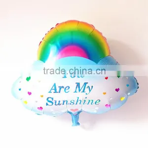 Rainbow Shape Foil Balloon Color Assorted Balloon Party Decoration thumbnail-1