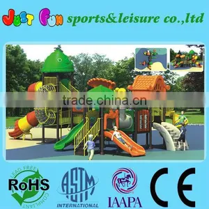 Kids Plastic Playground Equipment, Amusement Park Equipment thumbnail-1
