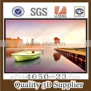 2016 Custom Plastic Moving Lenticular 3D Picture With Lake From China Factory thumbnail-3