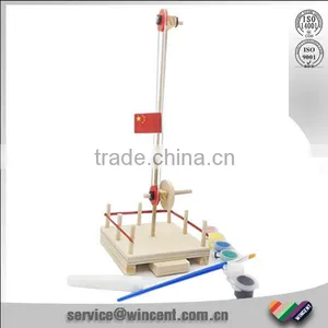 Hand Shaking Flag-lifts Pully Transmission Science Working Models thumbnail-1